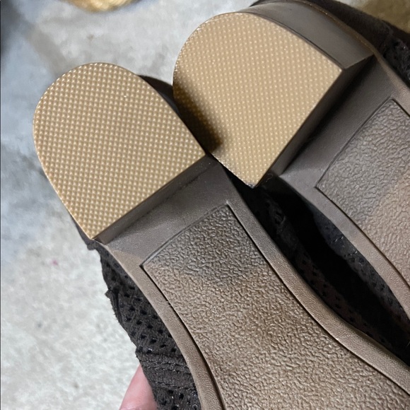 SM New York NWOB Brown Peep-Toe Heeled Shoes - Picture 10 of 11